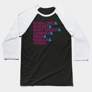 Character List Baseball T-Shirt